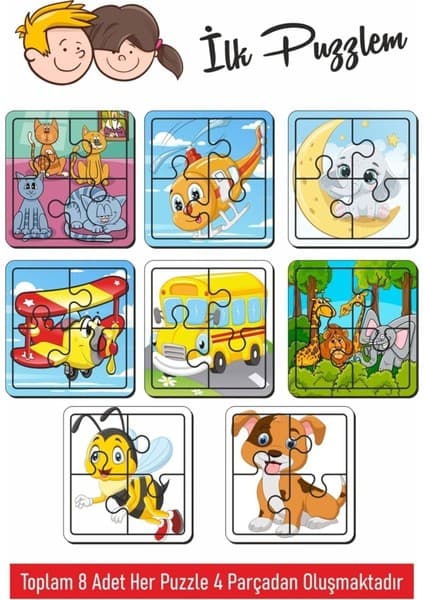 Baskı Atölyesi Sevimli Arı, Köpek, Kedi, Aydede, Helikopter, Uçak, Hayvanlar, Kediler Oluşan