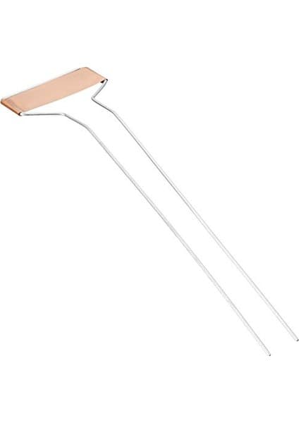 Küçük Yüzlü Bakır Levha Metal Bitki Işaretleyici, 25,4 cm Yüksek (20'li
