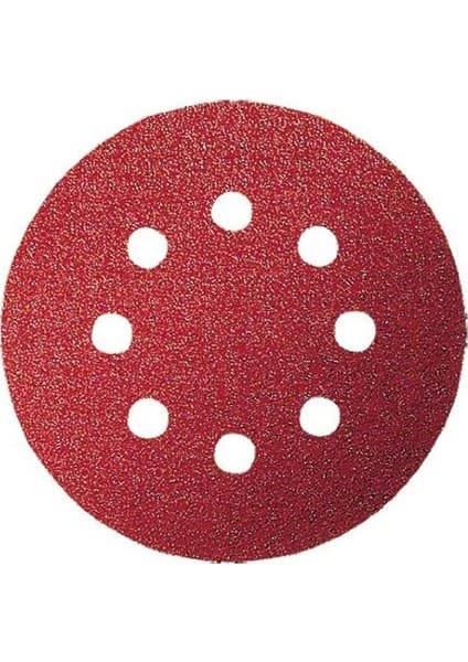 Zımpara Kağıdı (Eksantrik Zımpara Için, Farklı Malzemeler, 5 Adet, Çap 125 Mm, Granülasyon