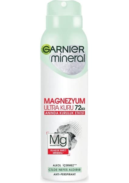 Garnier Magnezyum Ultra Kuru Sprey