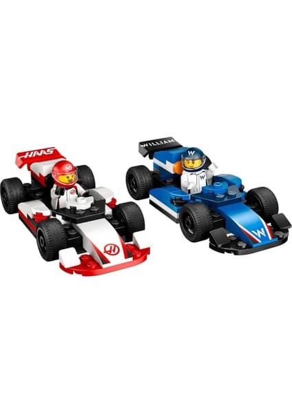 LEGO City F1 Williams Racing ve Haas F1 Yarış Arabaları
