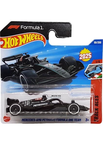 Die Grup Hot Wheels Mercedes-Amg Petronas Formula One Team – Track Aces 1/5 – HYX78 – Short Card –