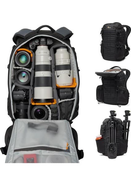 Lowepro Protactic Bp 450 Aw Iıı Kamera Sırt Çantası, 4 Noktalı Erişim, Profesyonel Kamera Çantası,