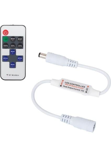 Akıllı Bayi PM-4354 Rf Uzaktan Kumandalı Şerit LED Dimmer Kontrol Cihazı (5-24V