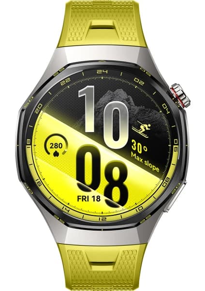 Huawei Watch GT 7 Pro 46 mm Akıllı Saat - Sarı, iOS me Android Uyumlu, Titanyum Kasa, EKG, Nano Seramik Bezel, 21 Güne Varan Pil Ömrü