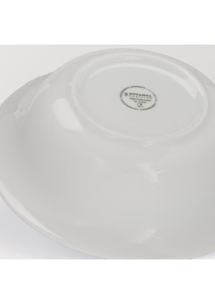 Kenpool Kütahya Porselen Salata Kasesi Çok Amaçlı Sunum Tabağı 23 cm Porselen Kase