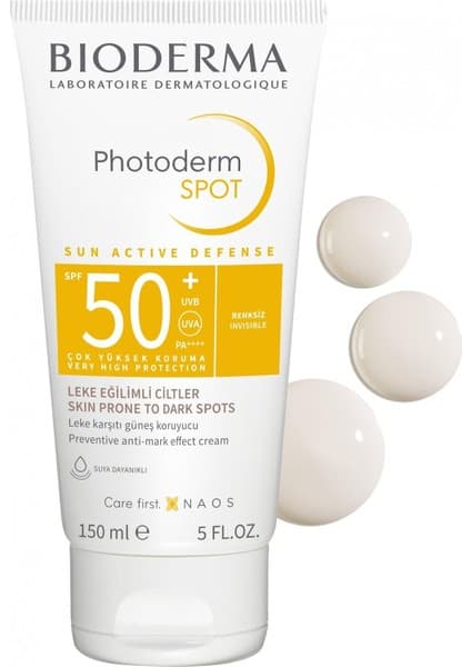 Bioderma Photoderm Spot Spf 50+ Güneş Koruyucu Krem, 150 Ml, Leke