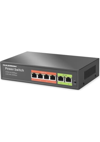 Hadron HDX1440 Aı Poe Switch 4 Port 2 Uplink 45W