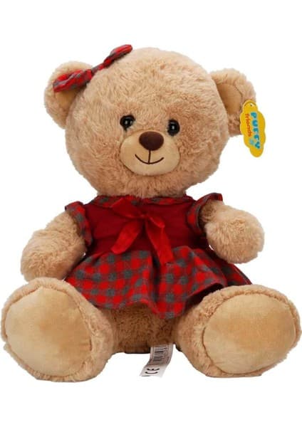 Colezium 4810 Sun-Jnh-Pff-Sk Peluş Ayı Elbiseli 32CM