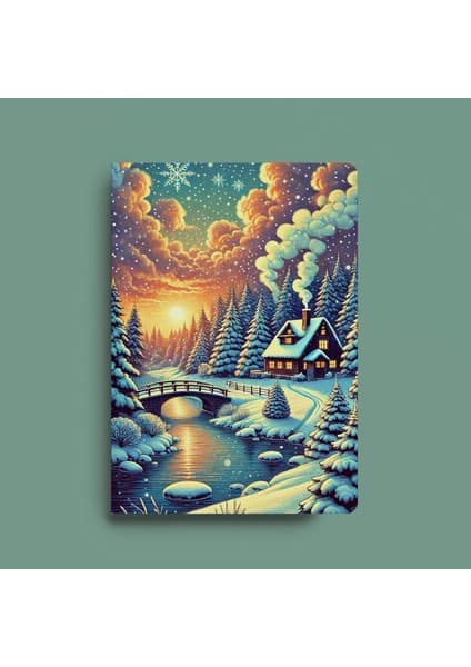 Huzurlu Bir Kış Günü Bullet Journal A5 Noktalı