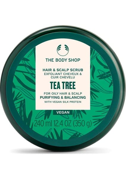 The Body Shop Çay Ağacı Arındırıcı ve Dengeleyici Saç ve Saç Derisi Ovma Vegan Ipek Protein