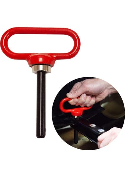 Store Brinly MHPK-12BH Ekstra Güçlü Hızlı Bağlantı Manyetik Bağlantı Pimi Çekme Arkası Traktör ve