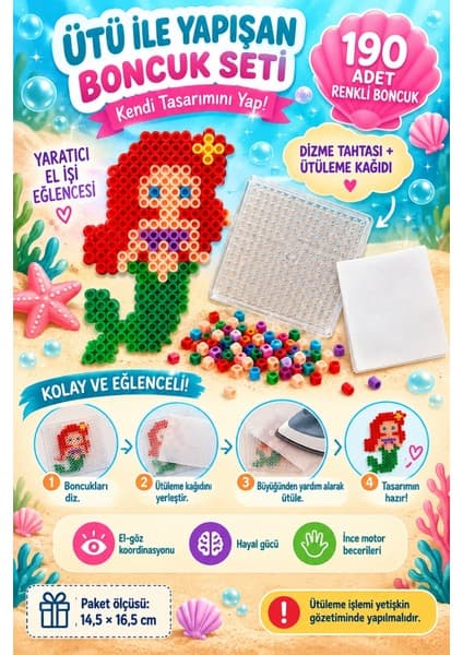 Mey Ithalat® Princess Ütü ile Yapışan Boncuk