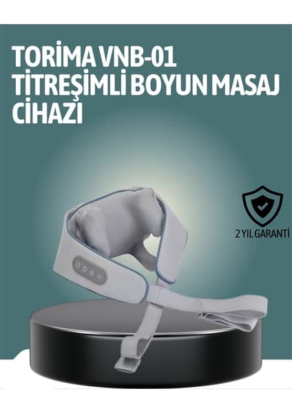 Vnb-01 Şarjlı Isıtmalı Boyun ve Omuz Masaj Cihazı -