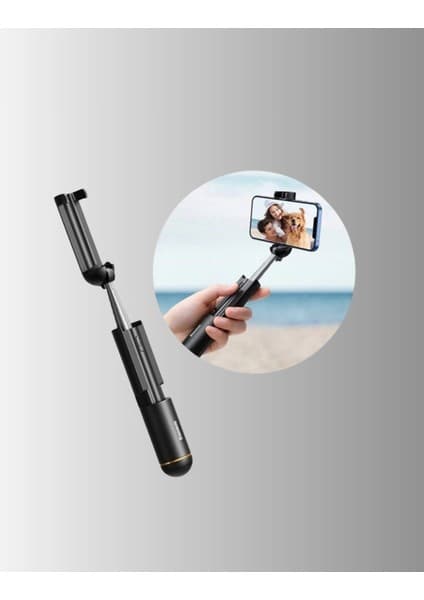Kompakt Bluetooth Selfie Çubuğu 130 cm
