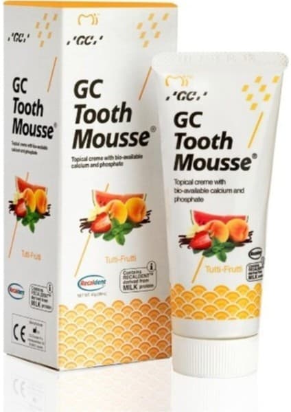 Gc Tooth Mousse Diş Mine Koruyucu Bakım Kremi Macunu Tutti-Frutti 40