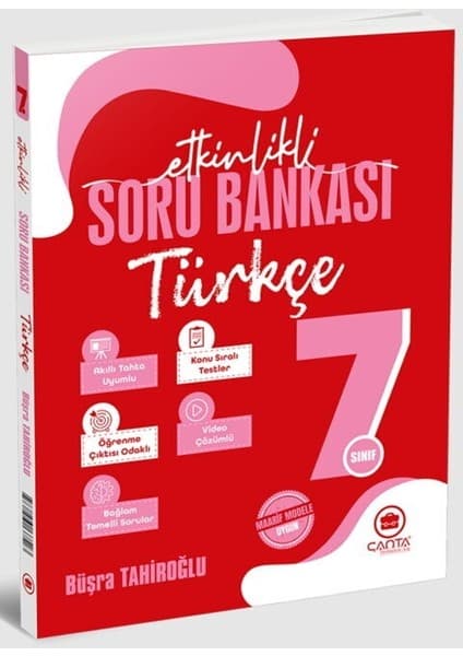 TeknoKapsül Çanta Yayınları 7. Sınıf Türkçe Etkinlikli Soru