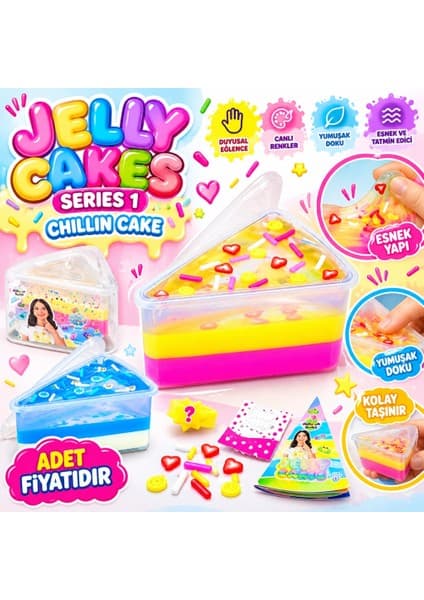 Mey Ithalat® Jelly Cakes Series 1 Chillin Cake (Adet