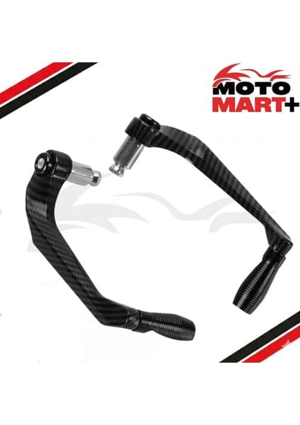 Motomart+ Honda PCX125 Karbon Desenli Manet Koruma Siyah