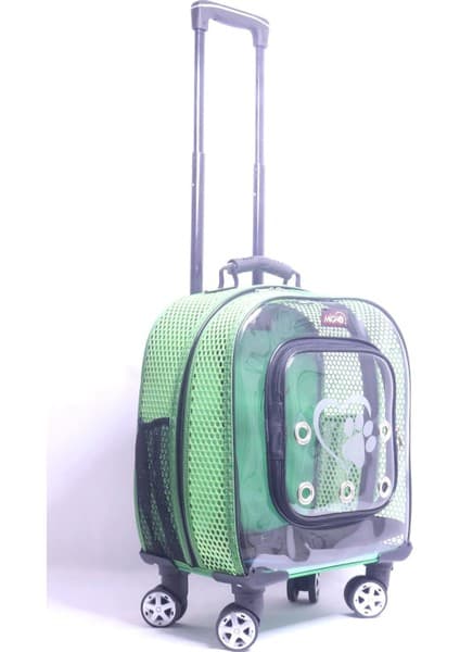 Prime Fileli Model Kedi Köpek Taşıma Çantası, Tekerlekli,