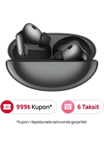 Huawei Freebuds Neo Kablosuz Kulaklık- Siyah, Aktif Gürültü Engelleme Kulaklık, 40 Saat Pil Ömrü, Ios ve Android Uyumlu