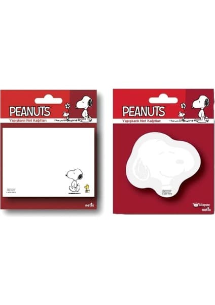 Tr Snoopy Yapışkanlı Not Kağıdı, 50 Yaprak, 2 Farklı