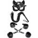 Maske Kırbaç Bileklik 5 Li Harness Deri